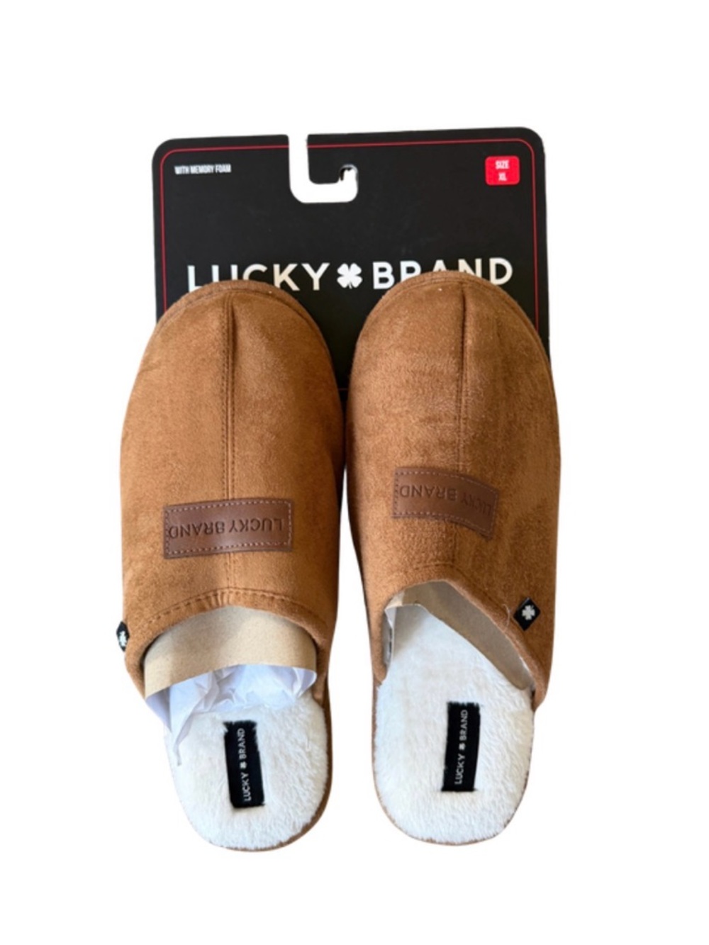 Lucky Brand Brown Memory Foam Slippers - Picture 1 of 3